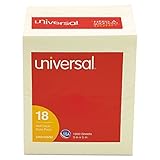 Universal 35692 Standard Self-Stick Notes 3 x 5 Yellow 18 100-Sheet Pads/Pack [並行輸入品]