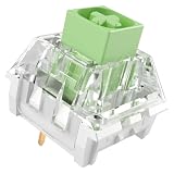 Kailh Box Jade Switch メカニカルゲームキーボード用、3ピン 50gf クリッキー/潤滑/防塵&防水スイッチ (10個、Kailh Box Jade)