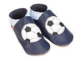 スターチャイルド ベビーシューズ サッカー ネイビー×シルバー 18-24ヶ月