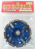 ヤマグチ ならし・粗仕上げ用カップホイル CYカップ CY-4X 壁面・床ならし用 奥行10.2×高さ1.5×幅10.2cm 内径調整リング