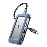 uni USB TypeC ハブ [8ポート] USB C ハブ [LAN / 4K HDMI / SD・TFカード / USB 3.0 USB 2.0 / USB-C 100W急速充電] USB C ハブ Mac MacBook Pro ハブ , Thunderbolt 3 / iPad Pro / Surface Go / Huawei Matebook など 在宅勤務 ウェブ会議対応 USB Type C タイプC ハブ ドッキングステーション