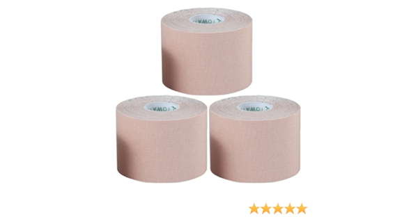 Amazon トワテック キネシオロジーテープ スポーツタイプ 5cm 5m 3巻 トワテック ドラッグストア
