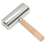 【ノーブランド品】 ステンレス鋼　レザー クラフト用　ローラー　接着　折り目プレスツール　全3サイズ - L