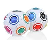 Studyset 2ピース マジックレインボーボール チャレンジングパズル キューブ フィジェットトイ 子供/大人用