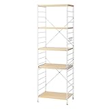 ダブルワイヤーレンジ台　　ナチュラル×ホワイト　タイプ:Ｃ