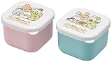 スケーター(Skater) ミニ シール容器 保存容器 おかず入れ 130ml 2個組 すみっコぐらし あつまるんです MO1WAG-A