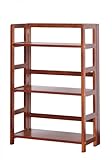 【人気のレトロ調ラック】ウォールナット突板3段ラックVR9060DBR (番号：VR9060DBR / 商品内訳:セレノ3段ラックVR9060)
