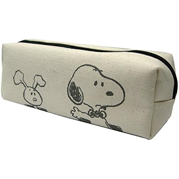 Amazon Co Jp ピーナッツ スヌーピーとウサギ コットンペンポーチ 約h7cm X W17cm X D5cm Snap906r おもちゃ