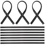 ULTECHNOVO ワイパーゴム 長さ600mm ゴム幅6mm 車用ワイパー替えゴム 汎用 自動車 ガラコワイパー 超視界 自動車用ワイパー 20本入り