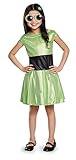 High Quality Buttercup Classic Powerpuff Girls Cartoon Network Costume, Medium/7-8