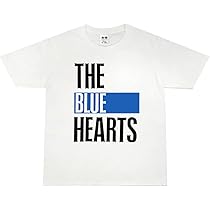 Amazon.co.jp: WEAKS The Blue Hearts T-Shirt, Short Sleeve, Men's