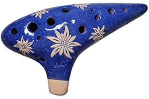 Focus Link F-AC-PSBL Blue Ocarina Alto C Tube Pastoral Focus Link