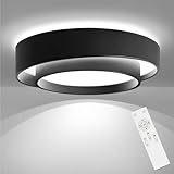 [禄越] シーリングライト 間接照明 LED 照明器具 6畳 30W リモコン付 12段階 調光 調色 タイマー 常夜灯 電気 ledライト