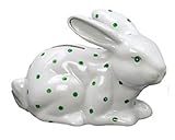 Andrea Sadek Green Polka Dot Bunnyデザインコインバンク