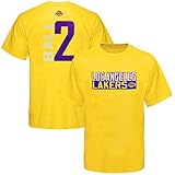 Los Angeles Lakers Nba Boys LonzoボールPlayerシャツゴールドユースサイズ