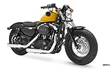 Motorcycle Harley - Davidson Sportster forty-eig 2012 04 – 12 x 18メタルアルミ壁アート