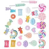 29個 ミックスキャンディプラスチックビーズ シミュレーションキャンディセットスライス ヒラタボタン 手芸アクセサリー スクラップブッキング