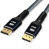 FDBRO 16K DisplayPort ケーブル オス-オス ディスプレイポート ケーブル HDR 3D 16K@60Hz/8K@60Hz/4K@165Hz DP 2.0ケーブル PC、HDTV、ラップトップ、モニター用-2m
