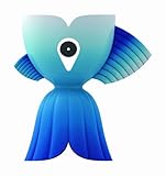 ALESSI アレッシィ ORIENTALES / Goldfish ゴールドフィッシュ エッグカップ / ブルー ASG98 AZ