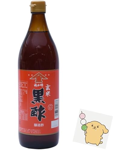 Amazon.co.jp: 福山黒酢 伍年熟成桷志田有機 宝 500ml : 食品・飲料・お酒