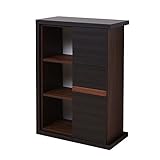 アビライト 日本製(大川家具) 天板厚みある重厚リビングシリーズ 幅80 キャビネット ブラック fk0052