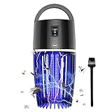 蚊取り器 電撃蚊取り器 電撃殺虫灯 FlyHakucho UV光源誘引式 殺虫ライト 薬剤不要 家庭用蚊キラー 静音 寝室/居間/台所に適し