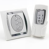 Forecum 3チャンネルポータブルwirelessportableリモートコントロールライトスイッチ、コントロール3ライトリモートでどこから( 3 Way )