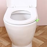 Generic Short : Hot Bathroom Accessories long/Short style ABS Toilet Seat Handle Holder Clip Green T