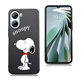 Ailiber MOTO G64 5G用のケース 軽量 薄型 保護カバー モトローラ G64 5G ケース 耐衝撃 人気 おしゃれ TPU シリコン スヌーピー スマホケース 犬柄 動物 携帯ケース