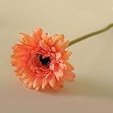 Excellent.advanced? ホーム結婚式の庭の装飾のための人工シルクのガーベラデイジーの花の葉