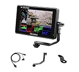 Feelworld LUT7S PRO 7インチ超高輝度2200 nits 3D LUTタッチスクリーンDSLRカメラモニター1920x1200 IPS 4K HDM・SDI入/出力（F970外付け供給キット付き）