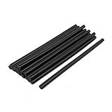 電動工具暖房グルーガン用DealMux 16PCS 271ミリメートルX 11ミリメートルホットメルト接着剤スティックブラック