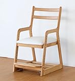ISSEIKI 学童CHAIR チェアホワイト 木製家具 【LI-46-1】