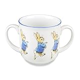 Peter Rabbit Beatrix Potter Baby Gifts Two Handled Mug by Reutter Porcelain