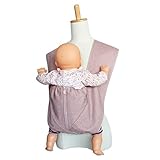 tacmamy(タックマミー) 抱っこひも 綿100％ ヴィンテージストライプ 日本製 (L, オールドローズ)