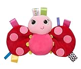 Taggies Bright StartsピンクLadybug Plush Rattleおもちゃ