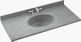 Swanstone ch1b2255 – 018ビスクチェサピークチェサピーク22 – 1 / 2 " x 55 "シングルボウル洗面化粧台トップ