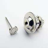 タイタック 4mm皿×12mm針-Ｎ ニッケル ５個