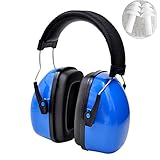 VINSOO Ear Protector 防音イヤーマフ プロテクター 折り畳み式 持ち運び便利 防音イヤーマフ 遮音値NRR 30db SNR 35db 金属なし 耐摩素材 超弾力性ヘッドバンド大人