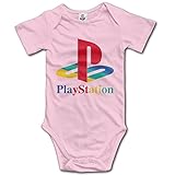 赤ちゃん&ベビー服 Play用 娯楽 おもしろ 半袖ロンパース 夏 女の子 男の子 6 M ピンク