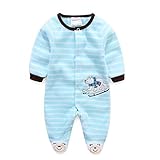 Hzjundasi 赤ちゃん 男の子 女の子 可愛い 動物 パターン ロンパース クリスマス エルク 長袖 保暖 防寒 ジャンプスーツ 男女兼用 新生児 パジャマ 秋冬 カバーオール クリスマスの服 