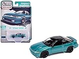 autoworld 1/64 三菱 エクリプス GSX バージョンB 1991 テネシーブルー Eclipse GSX ミニカー [並行輸入品]