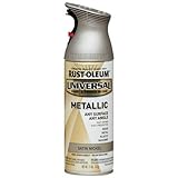 RUST-OLEUM 249130 11-Ounce Satin Nickel Metallic Spray Paint [並行輸入品]