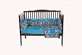 Baby Doll Bedding Crib Bedding Set with Bumper, Blue by BabyDoll Bedding