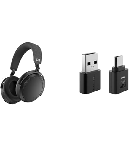 MOMENTUM 4 Wireless ブラック ＋ BTD 600セット 楽天市場】ゼンハイザー公式 Sennheiser MOMENTUM True Wireless 4