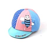 赤ちゃん　漫画　蜂の印刷　帽子キャップ　コットン　ベビーケア　日ヘッドハット　盛り合わせ色（ピンク）