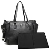 コーチ バッグ アウトレット レディース COACH F57786 IMBLK クロスグレインレザー マルチファンクション マザーズバッグ ブラック [並行輸入品]