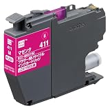 エコリカ ブラザー LC411M対応リサイクルインク 通常容量 マゼンタ/染料 DCP-J1800N DCP-J526N DCP-J528N DCP-J914N DCP-J915N DCP-J926N DCP-J928N MFC-J739D MFC-J904N MFC-J905N MFC-J939D 残量表示対応 封筒パッケージ【Amazon.co.jp限定】