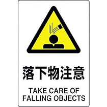 Amazon | ユニット JIS規格標識 落下物注意 802-441A | 安全標識