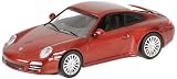 Minichamps DP 1/64 ポルシェ911 カレラ 4S 2008 (レッドメタリック) 完成品